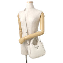 Load image into Gallery viewer, PRADA Nappa Triangle Handbag White1BA359 Soft Nappa Leather