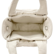 Load image into Gallery viewer, PRADA Nappa Triangle Handbag White1BA359 Soft Nappa Leather