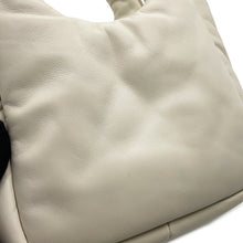 Load image into Gallery viewer, PRADA Nappa Triangle Handbag White1BA359 Soft Nappa Leather