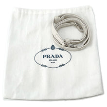 Load image into Gallery viewer, PRADA Nappa Triangle Handbag White1BA359 Soft Nappa Leather
