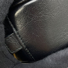 Load image into Gallery viewer, GUCCI GG Logo Basketball Shape 2-Way Shoulder Bag Black/Beige547855 Leather