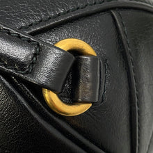 Load image into Gallery viewer, GUCCI GG Logo Basketball Shape 2-Way Shoulder Bag Black/Beige547855 Leather