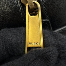 Load image into Gallery viewer, GUCCI GG Logo Basketball Shape 2-Way Shoulder Bag Black/Beige547855 Leather