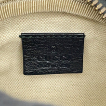 Load image into Gallery viewer, GUCCI GG Logo Basketball Shape 2-Way Shoulder Bag Black/Beige547855 Leather