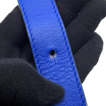 Load image into Gallery viewer, LOEWE Puzzle bag Blue Leather Size Medium