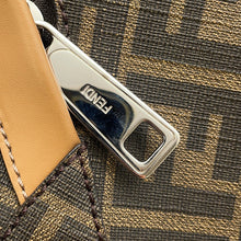 将图像加载到图库查看器中,FENDI Zucca Chiodo Diagonal Backpack Brown7VZ076 Leather Size Medium