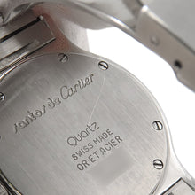 将图像加载到图库查看器中,CARTIER Santos Octagon LM W30mm Stainless Steel K18YG Ivory Dial187902