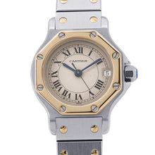 Load image into Gallery viewer, CARTIER Santos Octagon SM W25mm Stainless Steel K18YG Ivory DialW2001683 / 187903