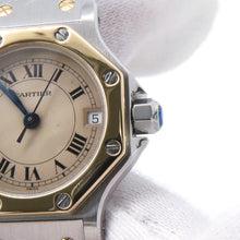 Load image into Gallery viewer, CARTIER Santos Octagon SM W25mm Stainless Steel K18YG Ivory DialW2001683 / 187903