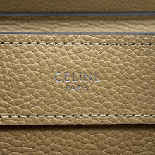 Load image into Gallery viewer, CELINE Luggage shopper Beige168243 Leather Size Nano