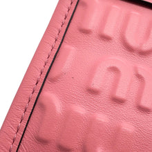 Load image into Gallery viewer, MIUMIU Logo embossed 2-way handbag Pink5BA243 Leather