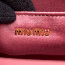 Load image into Gallery viewer, MIUMIU Logo embossed 2-way handbag Pink5BA243 Leather