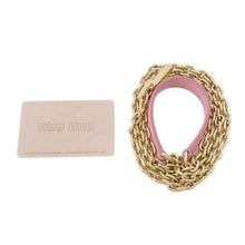 Load image into Gallery viewer, MIUMIU Logo embossed 2-way handbag Pink5BA243 Leather