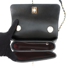 Load image into Gallery viewer, CHANEL Top Handle Mini Flap Bag BlackAS4654 Lambskin Size Mini