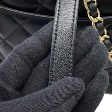 Load image into Gallery viewer, CHANEL Top Handle Mini Flap Bag BlackAS4654 Lambskin Size Mini