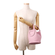 将图像加载到图库查看器中,HERMES in-the-loop Tote Bag Mauve Sylvestre Taurillon Clemence Swift Leather Size 18