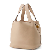 将图像加载到图库查看器中,HERMES Picotin Lock Beige Marfa Taurillon Clemence Size MM