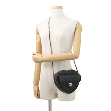 Load image into Gallery viewer, CHANEL Matelasse Heart Shape Bag BlackAS3191 Lambskin Size Large