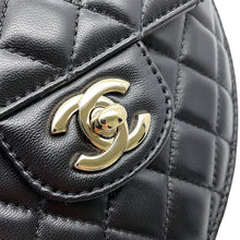 Load image into Gallery viewer, CHANEL Matelasse Heart Shape Bag BlackAS3191 Lambskin Size Large
