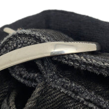 Load image into Gallery viewer, BALENCIAGA Luca Goal Shoulder Bag Gray/Black719082 Denim Size XS