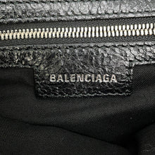 Load image into Gallery viewer, BALENCIAGA Luca Goal Shoulder Bag Gray/Black719082 Denim Size XS