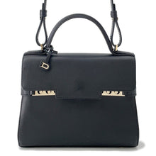 Load image into Gallery viewer, Delvaux Tempe 2way Bag Black Leather Size Mini