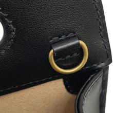Load image into Gallery viewer, GUCCI GG Marmont Mini Top Handle Bag Black/Beige699756 Leather