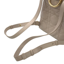 Load image into Gallery viewer, Dior Caro Macrocannage Backpack PowderBeigeM6301UNOZ Lambskin Size Medium