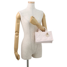 Load image into Gallery viewer, Dior Macrocannage Book Tote 2WAY Powder PinkS5573OWHP Calf Leather Size Mini