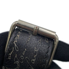 将图像加载到图库查看器中,Berluti Calligraphy Rider Bumbag Black Leather