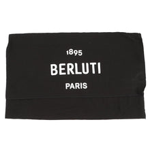 将图像加载到图库查看器中,Berluti Calligraphy Rider Bumbag Black Leather