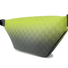 Load image into Gallery viewer, GUCCI Chroma Large Belt Bag Light Green/Black835810 GG Supreme Leather
