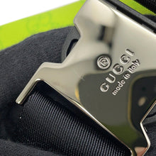 Load image into Gallery viewer, GUCCI Chroma Large Belt Bag Light Green/Black835810 GG Supreme Leather