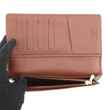 将图像加载到图库查看器中,LOUIS VUITTON Portefeuille Brazza BrownM66540 Monogram