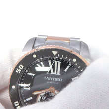 Load image into Gallery viewer, CARTIER Caliber de Cartier Diver W42mm Stainless Steel Black DialW7100054
