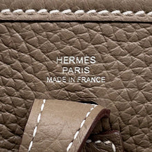 将图像加载到图库查看器中,HERMES Evelyne Amazon Long Etoupe/Blue Indigo Taurillon Clemence Size TPM