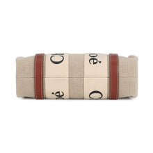 将图像加载到图库查看器中,Chloe Woody 2WAY Shoulder Bag Beige/BrownCHC22AS397I2690U Canvas Leather Size Small