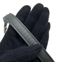Load image into Gallery viewer, CHANEL Coco Handle Chevron MetalicGrayA92991 Caviar Leather