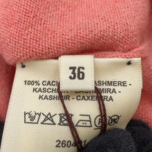 将图像加载到图库查看器中,HERMES H-Lift Knit Size 36 Pink Cashmere100%