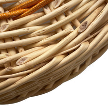 Load image into Gallery viewer, HERMES Round tray "Ozre color" PM Jaune Doll Willow Swift Leather Glass