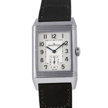 将图像加载到图库查看器中,JAEGER-LE COULTRE Reverso Classic Small Seconds H45.6mmxH27.4mm Stainless Steel Leather Silver DialQ3858523