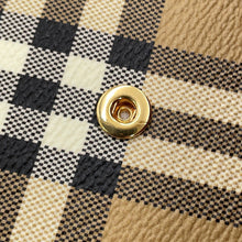 Load image into Gallery viewer, BURBERRY Check Chain Strap Wallet ArchiveBeige/Ruby Red81163211 PVC/Leather