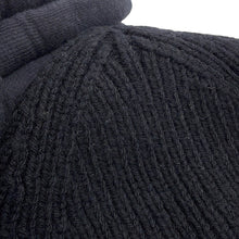 Load image into Gallery viewer, LOUIS VUITTON Beanie LVHeadline Size S NoirM77872 Wool 100%