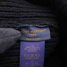 将图像加载到图库查看器中,LOUIS VUITTON Beanie LVHeadline Size S NoirM77872 Wool100%