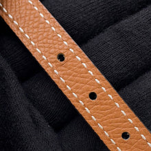 Load image into Gallery viewer, HERMES Mini H Kelly Belt Size 70 Black/Gold Swift Leather Epsom