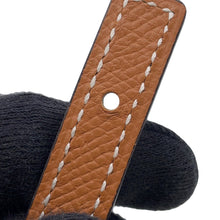 Load image into Gallery viewer, HERMES Mini H Kelly Belt Size 70 Black/Gold Swift Leather Epsom