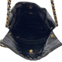 Load image into Gallery viewer, CHANEL CHANEL22 ChainShoulder Bag BlackAS3260 Shiny Calf Leather Size Small