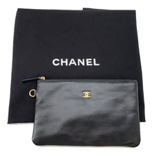 Load image into Gallery viewer, CHANEL CHANEL22 ChainShoulder Bag BlackAS3260 Shiny Calf Leather Size Small