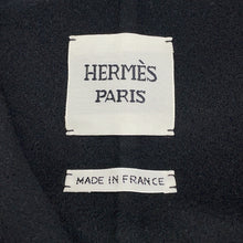 将图像加载到图库查看器中,HERMES Long vest Size 40 Black2H0132DA Cashmere100%