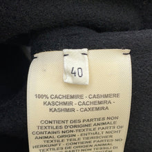 将图像加载到图库查看器中,HERMES Long vest Size 40 Black2H0132DA Cashmere100%